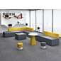 办公沙发简易沙发创意个性异形简约现代接待区休闲组合办公室沙发-淘宝网