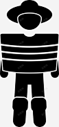 智利男装人民服装图标高清素材 人民 智利男装 服装 民族服装 免抠png 设计图片 免费下载