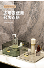 化妆品收纳盒亚克力桌面整理盒面膜透明护肤家用梳妆台口红箱置物-tmall.com天猫