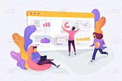 流程图,绘画插图,概念,矢量,创造力,商务,背景分离,房地产公司,环境,技术