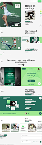 Landing Page For Athletes by Bogdan Falin for QClay on Dribbble