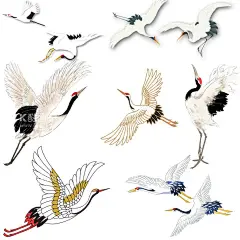 仙鹤  - 源文件下载【酷图网】仙鹤,鹤,手绘仙鹤,国潮仙鹤,古典仙鹤,古风仙鹤,中国风仙鹤,仙鹤插画,仙鹤素材,鹤素材,中国风