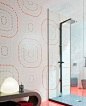 这么美的密集瓷砖！浴室墙面铺贴方案