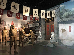 G-羽安采集到场景复原 雕塑