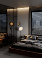 3ds max 3dsmax bedroom design Bedroom interior CGI interior design  mood nightrender Render visualization