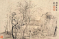 恽寿平——《溪畔古木》【…戏作】山水 册页单帧欣赏 | 
清|恽寿平(1633-1690)字寿平、正叔，号南田、云溪外史、东园草衣、白云外史。与“四王”、吴历并称“清初六大家”又称“四王吴恽”。善山水花鸟诗书，书学褚遂良，被称“恽体”。后以花鸟为主，开创没骨花卉独特画风，常州画派开山祖师。
