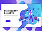 GS126-网站登录页主题页创意模板PSD EPS素材Landing page-淘宝网