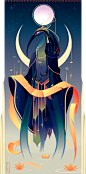Thoth ~ Egyptian Gods by Yliade