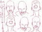【绘画参考】25张图 告诉你男性个人表情画法（实用）