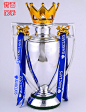 欧洲杯联赛足球冠军奖杯新款英超奖杯模型杯曼联切尔西球迷纪念品 _一淘网