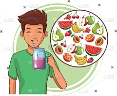 青年男人,健康食物,男人,圆形,平衡,清新,饮食,有营养的,维生素,瘦身