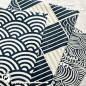 ┖Popo House┑青海波海浪三重奏！3款 日本和风 斜纹纯棉布料-淘宝网
