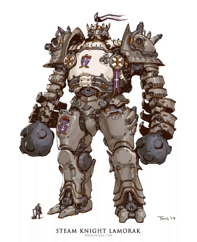 《knights of the round table》机甲,机械,科幻,废土,朋克云徒该采集
