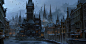 Gothic Skyline, Jonas De Ro : One of the many after work speedpaint practices I used to do.
Will upload more throwback stuff before posting new unreleased work.