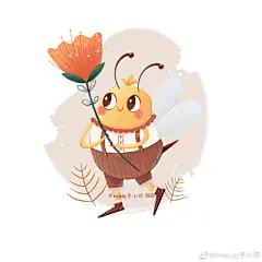 儿童插画超话#儿童插画##插画# 7月要变身勤快的小蜜蜂啦！

#婷婷插画日记# ​​​​