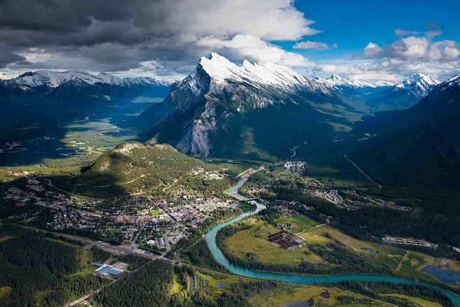 Banff Alberta in the...