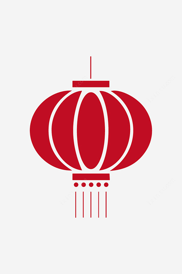 红色扁平风格灯笼素材png免抠素材_新图网 https://ixintu.com 灯笼 喜庆 节日 装饰 卡通