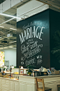 MARIAGE Chalk Lettering on Behance