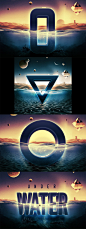 水下文字Logo效果PSD分层模板 Underwater Text Logo Effect【JPG,PSD】_字体样式_乐分享素材网_psd素材_平面素材_png素材_免费素材_ppt模板_灵感库_设计素材共享平台