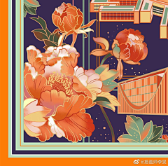 鱼尾没有纹~采集到插画师李旻