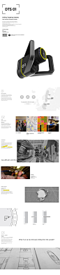 DTS 01 | Drilling Targeting System : DTS is the new innovation aimed to solve the problem in the aerospace assembling. More specifically it focuses on fuselage and ribs connection. My concept purpose to speed up the workflow and reduce the need to the ext