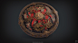 Viking Round Shield - Substance Painter, Daniel Hull : Viking round shield created to get to know substance painter better.