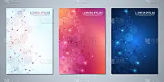模板,概念,矢量,式样,传单,分子,背景,小册子,书,抽象
