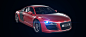 七喜C4D教程|奥迪R18_汽车广告案例制作_看图_c4d吧_百度贴吧