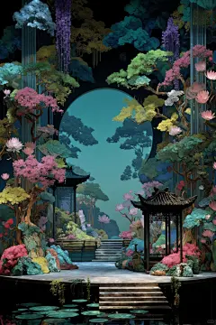 Aha这也是艺术 | 大观园 | 舞台设计 - 小红书