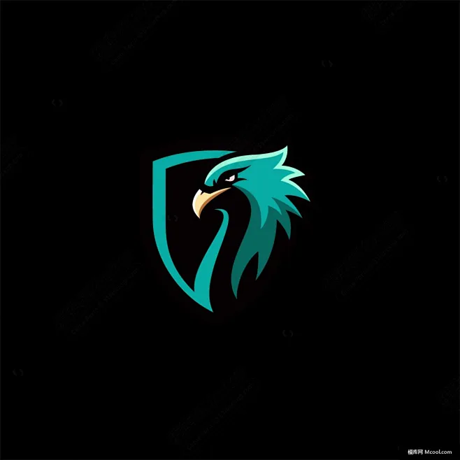 鹰全彩标志logo矢量素材鹰全彩标志logo矢量素材.jpg-花瓣网