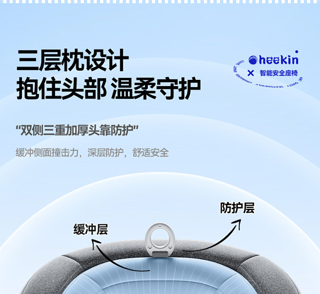 heekin儿童安全座椅汽车用宝宝婴儿0...