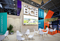 exhibition stand booth design Stand booth expo 3D architecture visualization