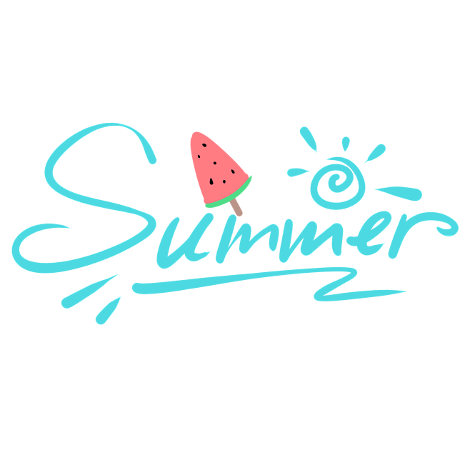 Summer手写创意字设计