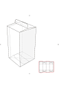 包装盒刀版图设计盒型展开图模切刀模刀线模板-众图网
