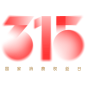 315弥散渐变几何体艺术字