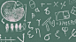 数学, 符号, 黑板, 课堂, 教训, 饼图, 希腊, Pi, 考试, 测试