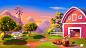 Backgrounds for Solitaire Farm, Alexander Dyagilev : Thanks studio SoftGame (Germany) for nice project.