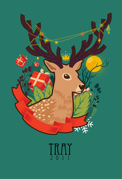 圣诞麋鹿