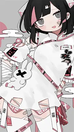 可爱动漫少女高清手机壁纸