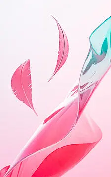 点击来源直接获取大图文件 |Abstract gradient glass background, 3d rendering.