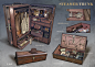 Steamer Trunk, Rick Chang : This is the Steamer Trunk I did for my Mafia Project