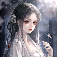 雨探花采集到古风女头像