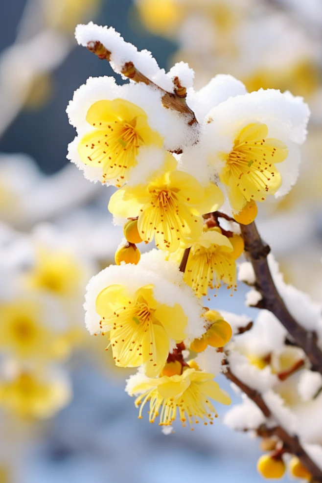 冬季植物百科腊梅的暗香