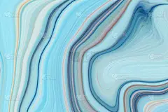 大理石的油墨多彩。蓝色的大理石图案纹理抽象背景。可以用于背景或壁纸
