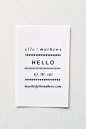 business card