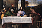 《以马忤斯的晚餐》，提香，油画，1530