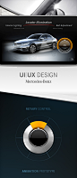 Mercedes-Benz UI/UX : Starting at Mercedes-Benz in 2011 one of my first tasks was to contribute to the new telematics generation - NTG5 - launched together with the all new S-Class. The project covered all aspects from interface and icon design to user ex