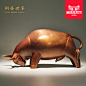 【新品预售】简约现代牛摆件 纯铜 生肖牛雕塑艺术品