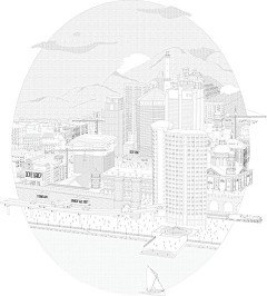 灵感酷丨ideakoool采集到丨L丨创意分析图/建筑景观概念方案/交通功能流线立面设计分析