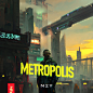 METROPOLIS / 基于人工智能的封面艺术